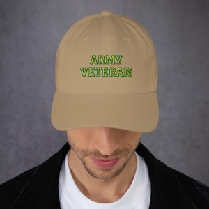 Army Veteran Baseball Cap