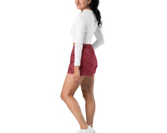 Lila Sportshorts für Damen