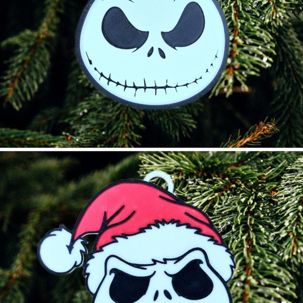 Boule de Noël inspirée de Jack Skellington, décoration, bas de Noël, livraison gratuite au Royaume-Uni !