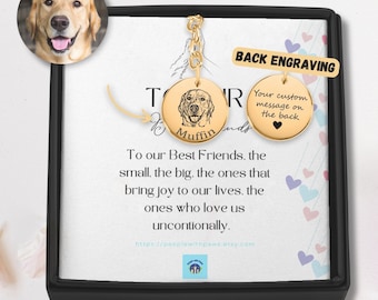 Dog Memorial Keychain, Engraved Dog Keychain, Pet Remembrance Keychain, Custom Dog Keychains, Pet Photo Keychain, Pet Loss Keychain