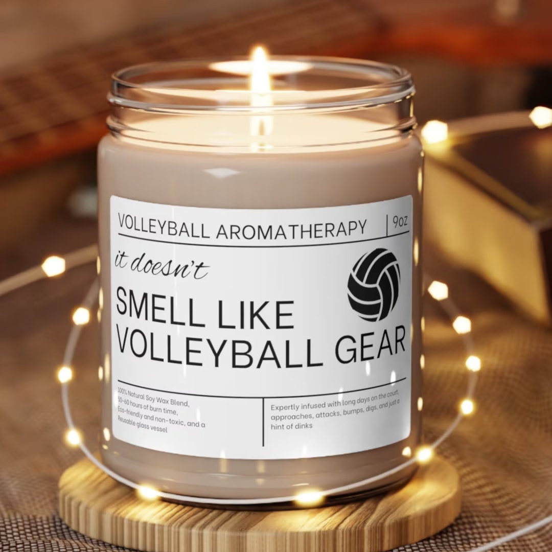 Volleyball Gift Volleyball Player Gift Volleyball Candle Etsy