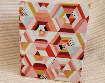 Lined Journal: Pink Geometric