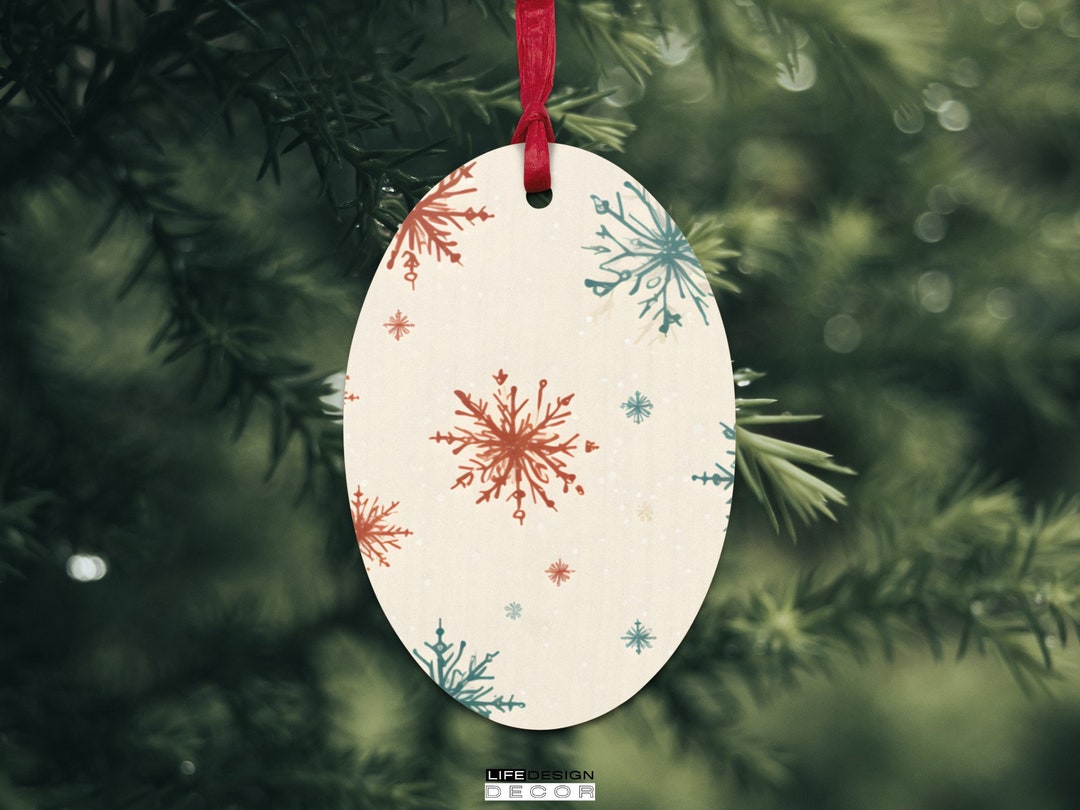 Personal Christmas Ornaments 2023 Custom Art Decorative Etsy