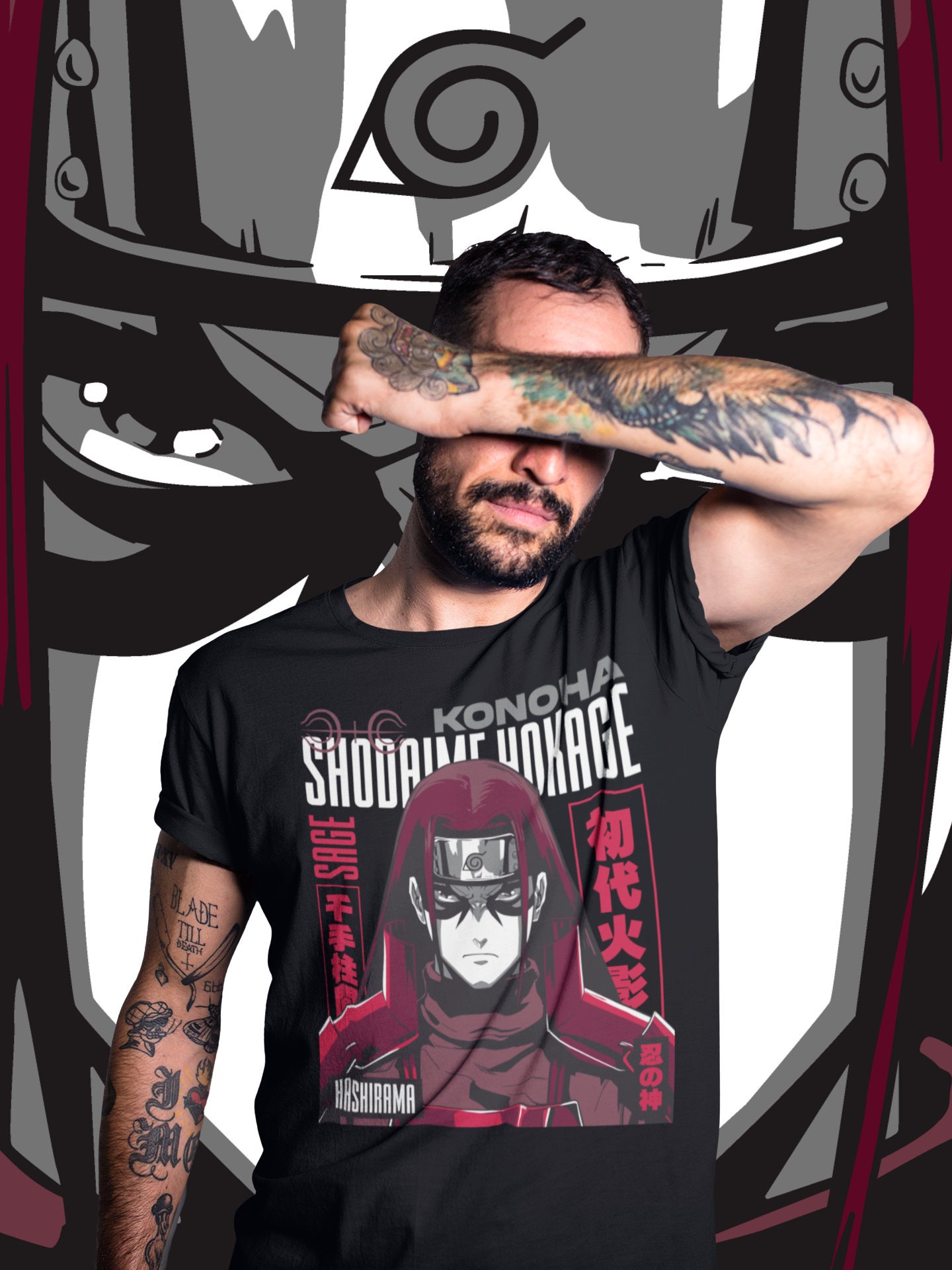 1º Hokage: Hashirama Senju  Ideias para estampas de camisetas, Desenhos  swag, Naruto e sasuke desenho