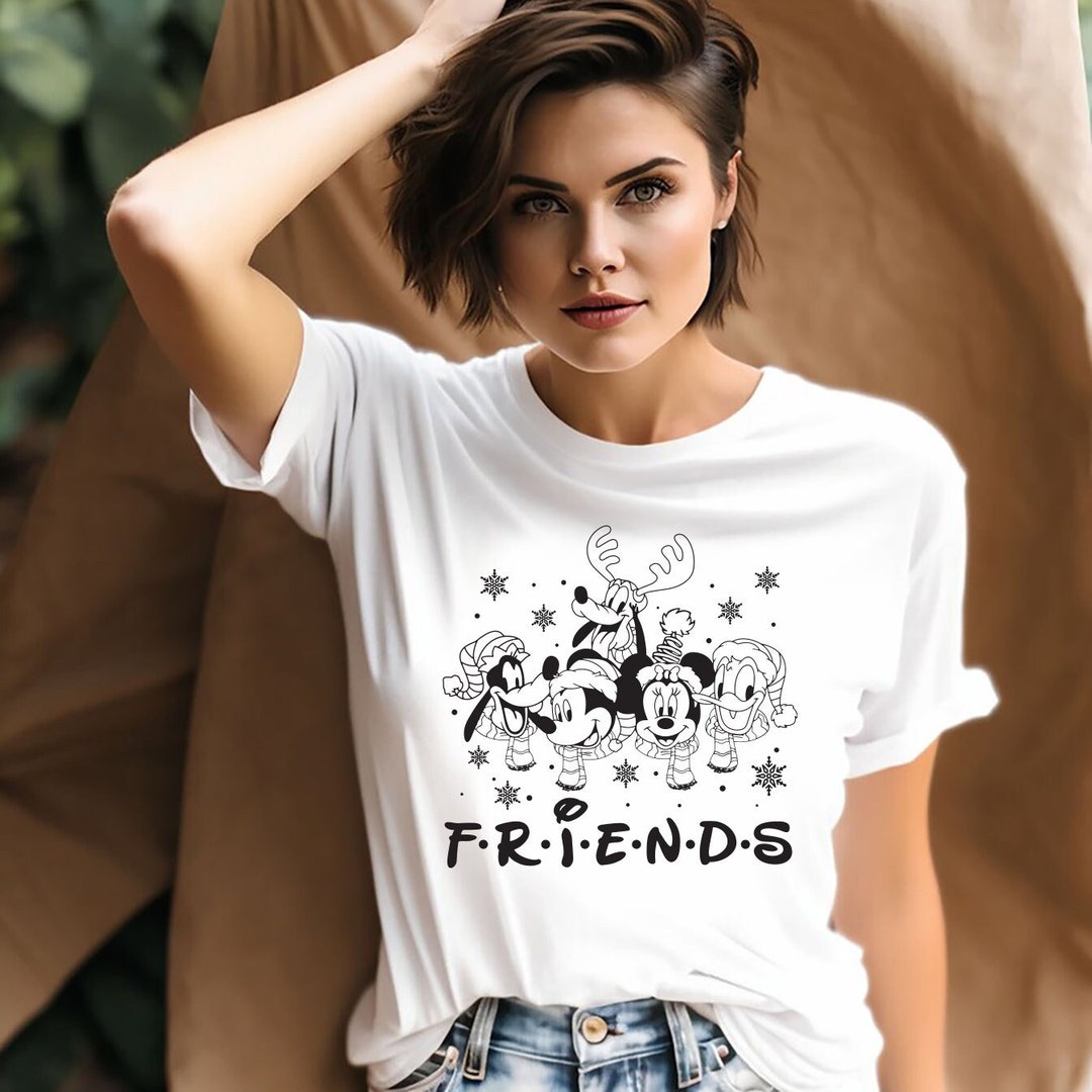 Mickey and Friends Christmas Shirt All Disney Characters Etsy