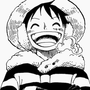 Tapestry template for One Piece Monkey D. Luffy