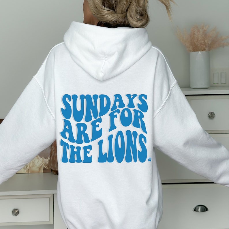 Fitch Lions Sweatshirt Mens Lions Jersey Men Detroit Lions Hoodies
