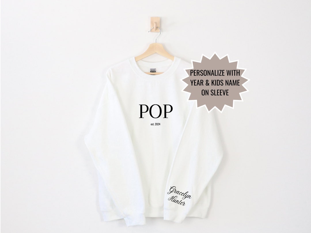 Pop Sweatshirt New Grandpa and Grandma Gift Pregnancy Announcement ...