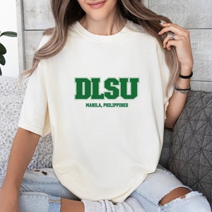 DE LA SALLE Universidad Manila Filipinas Una Universidad Ivy League de Filipinas Camiseta de algodón Ropa casual de gran tamaño Regalo para Pinoy
