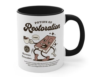 POTION OF RESTORATION Coffee Mug to Remove Exhaustion and Fatigue 11 oz. mug Gift for Dm Gift for Dnd Player