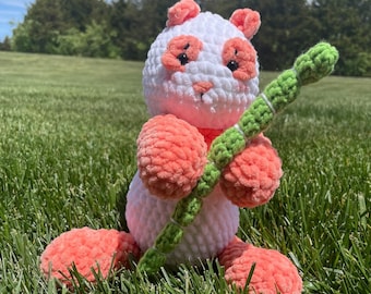 Clementine Panda Bear Crochet Pattern – Beginner Amigurumi (PDF Pattern)