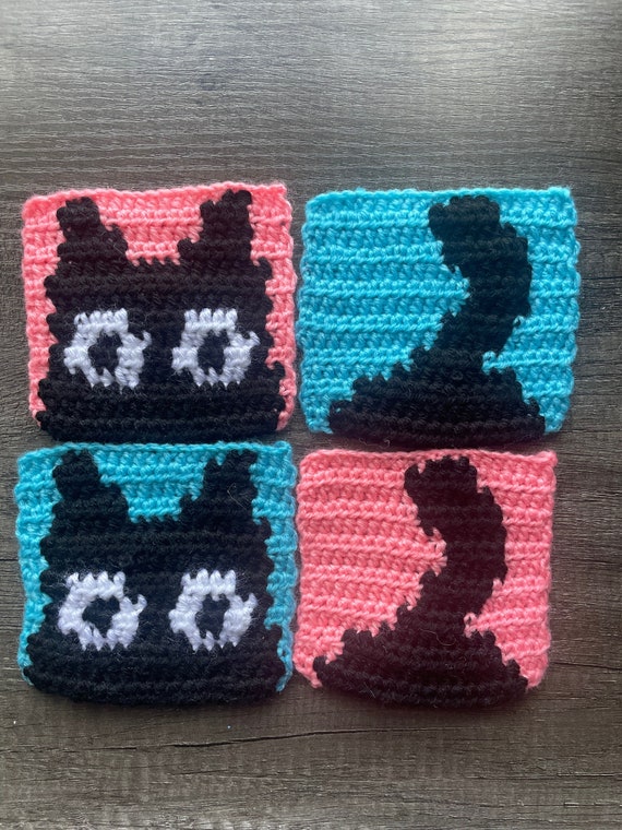 Cat Tapestry Crochet Squares Pattern – Beginner Friendly (PDF Pattern)