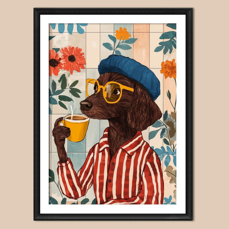 Modern Art Dog Memorial Gift - 60+ Gift Ideas for 2025