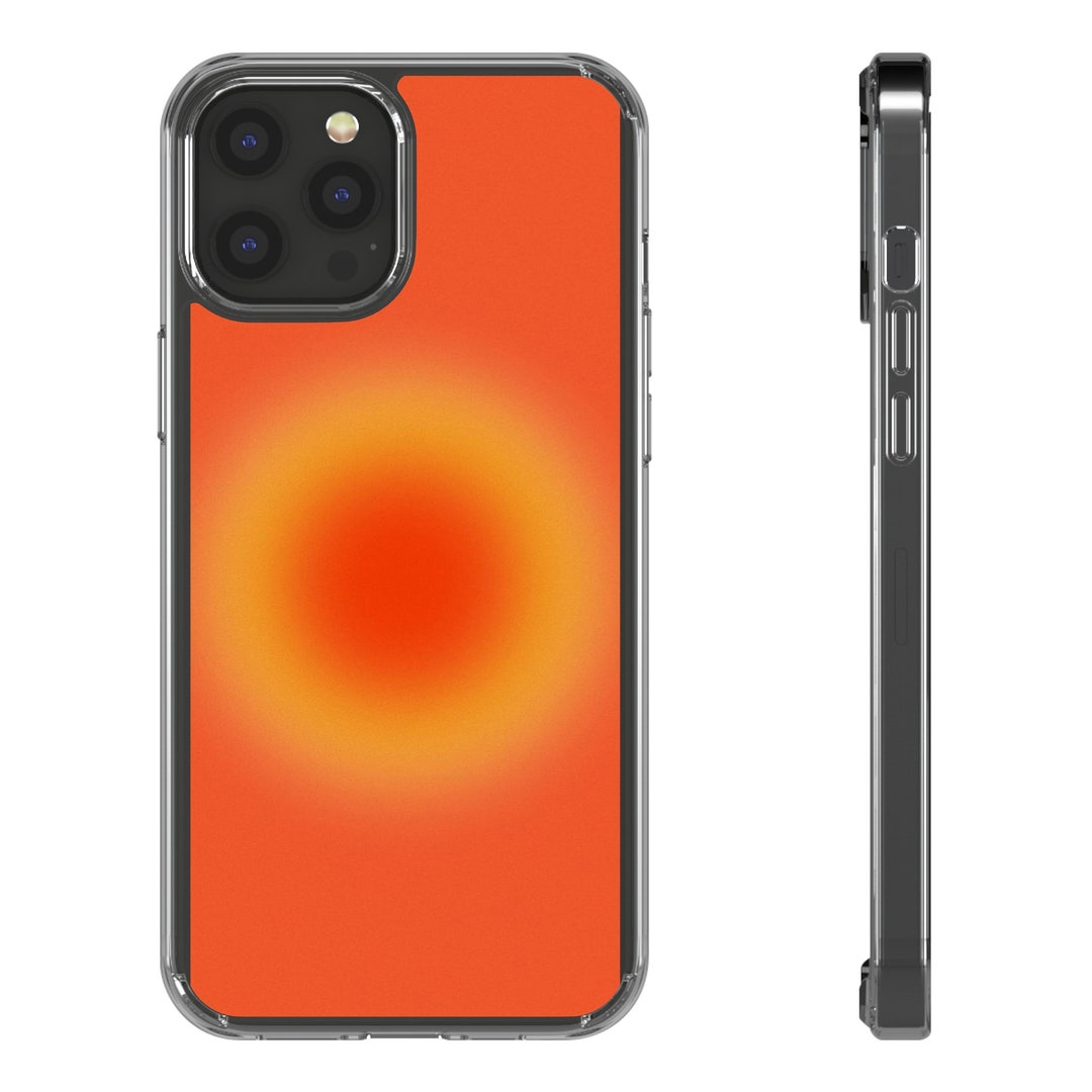 Aura Phone Case Orange Aura Phone Case Orange Phone Case Etsy