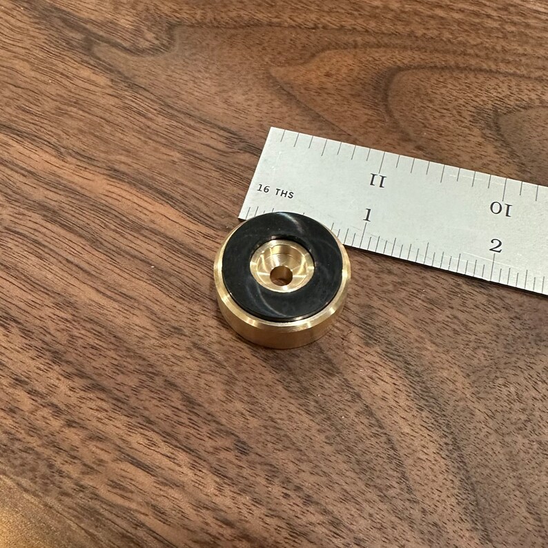 BULK 10 SETS Brass Cutting Board Feet / Rubber Bumpers / Woodworking