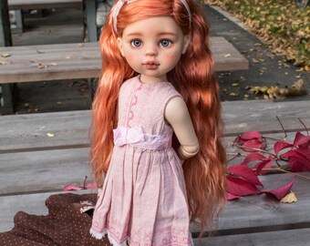 Boho dress for  Paola Reina and similar doll PDF pattern and tutorial steo by step , ooak doll clothes  , american girl digital pattern