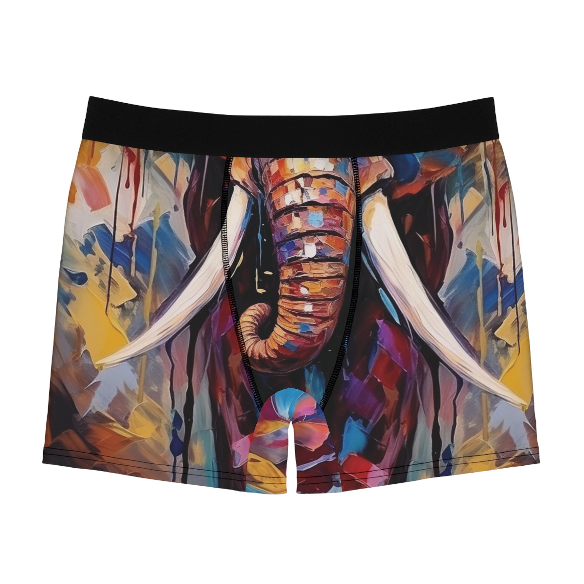 GIERIDUC Mens Dual Pouch Elephant Underwear Trunk Gay Underwear For Men  Bottom See Through Swimsuits Men Boxer Briefs Near Me