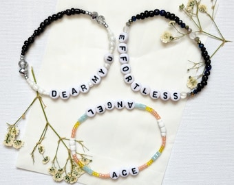 A.C.E / Effortless / Angel / Dear My U - Custom Kpop Elastic Bracelet