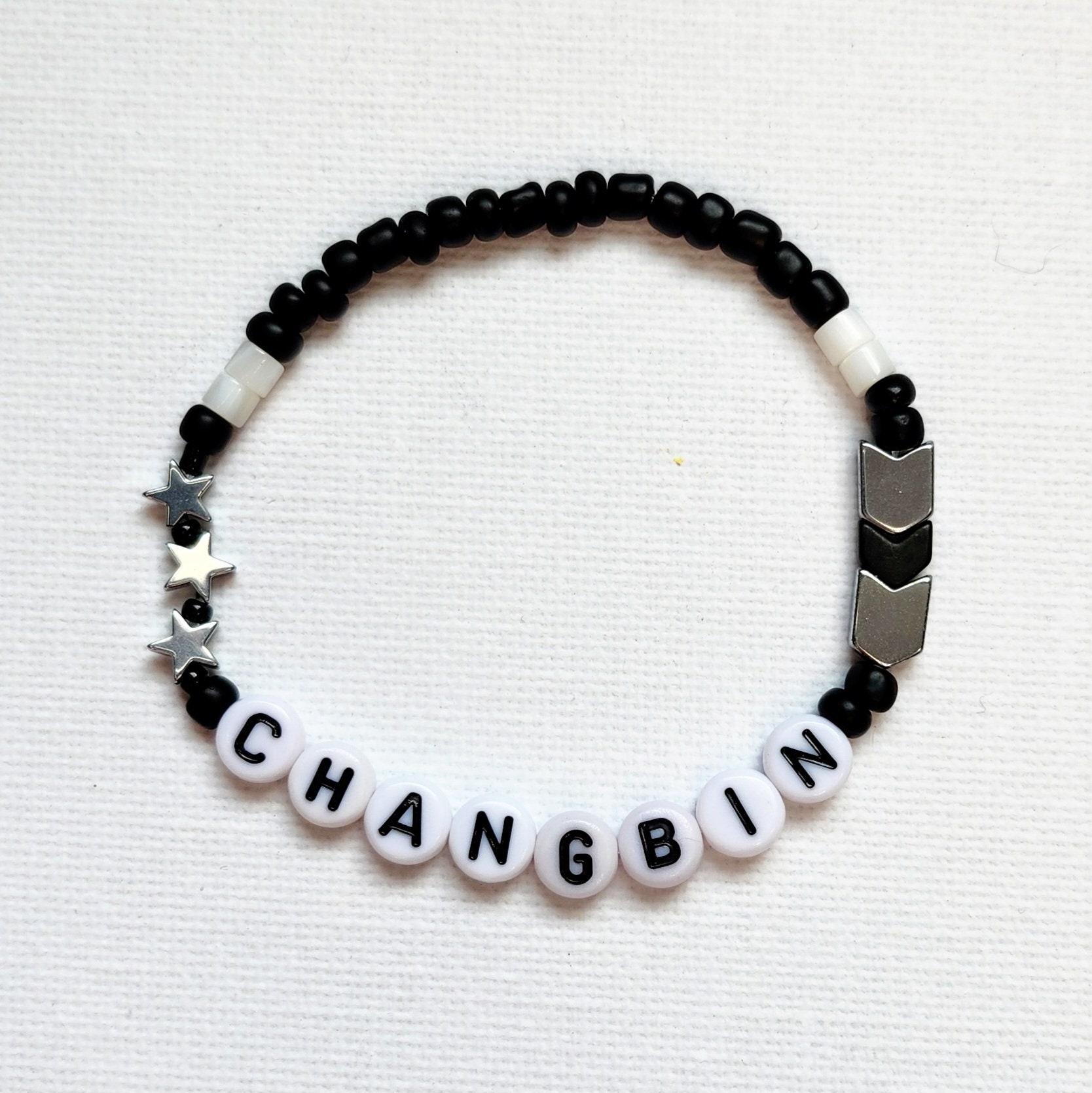 Braccialetti Kpop Stray Kids Merch - Seo Chang-bin, Cinturino In Silicone E Base In Acciaio, Regalo Per STAY, Taglia Regolabile
