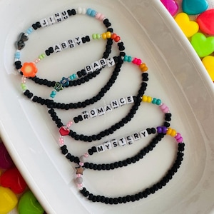 Saja Boys inspired bracelets- Custom Kpop Elastic Bracelets