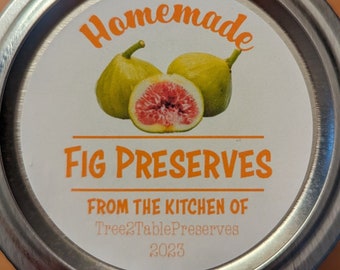 Homemade Small Batch California Kadota Fig Preserves