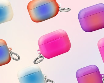 Aura AirPods Case: All-Over Print, Purple, Pink, Blue, Orange