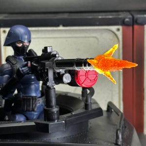 14) GIJoe Classified Hiss Tank Mini-Gun Firing Effects - Resin Pair