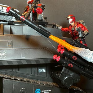 15) Tanque Hiss Haslab Classificado do GI Joe - Efeito de míssil - Lado P, grande estrondo!