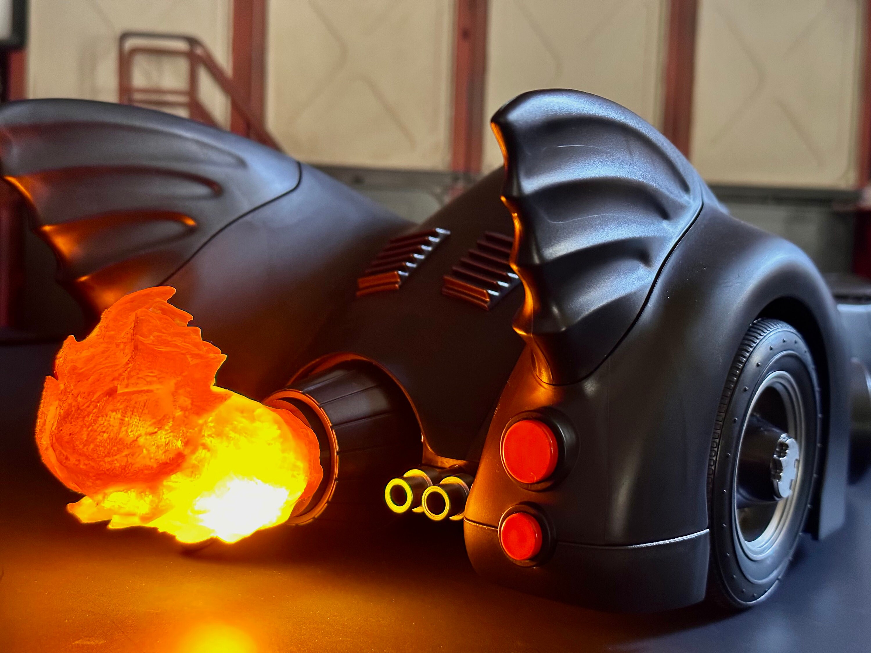 LED USB Powered Flame Effect for 89 Batmobile From Mcfarlane Toys Etsy