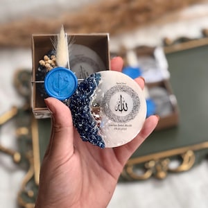 Ayatul Kursi Baby Shower Favor Magnet – Islamic Welcome Baby Gifts for Boy Girl – Muslim Baby Shower Favors