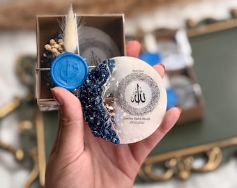 Ayatul Kursi Babypartybevorzugungs-Magnet - Islamische Willkommens-Babygeschenke für Jungen-Mädchen - Muslimische Babypartybevorzugungen