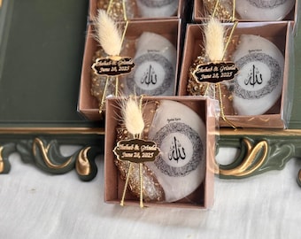 Luxus Ayatul Kursi Favor, muslimische Hochzeitsbevorzugungen, Aqeeqah Favor, Benutzerdefinierte Islamische Gif, Islamische Hochzeit Nikah Favor Benutzerdefinierte Islamische Geschenk,