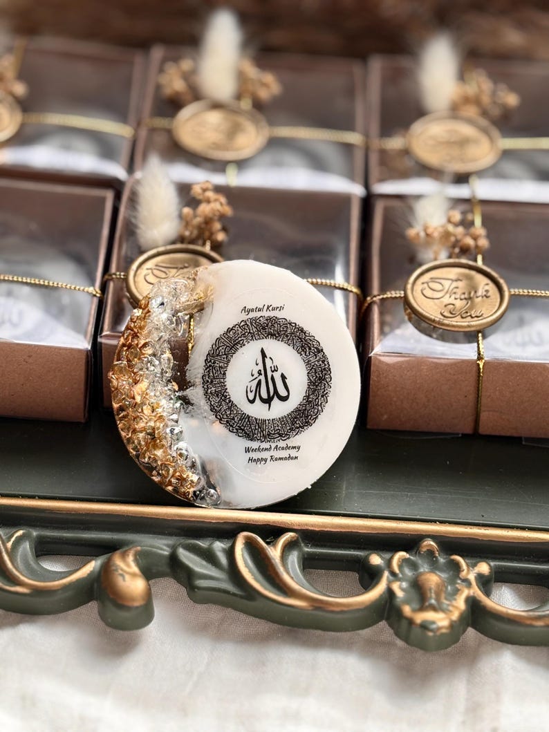 Ayatul Kursi Islamic Wedding Favors – Elegant Nikkah & Aqiqah Gift – Personalized Quranic Keepsake – Nikkah Favors – Muslim Event image 13