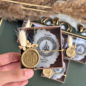 Personalized Islamic Resin Magnet, Ayatul Kursi Favor, Allah Calligraphy Gift, Graduation Muslim Gift, Custom Hajj Keepsake