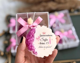 Sweet 16 Party Favors Magnet – Quinceañera Guest Gifts, Personalized Birthday Favors, Bulk Party Keepsakes for Girls
