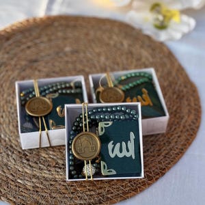 Islamic Gift, Quran Gift, Mini Quran Tasbih, Nikkah Gift, Islamic Wedding Favors, Muslim Baby Favors, Engagament Favors, islamic set,