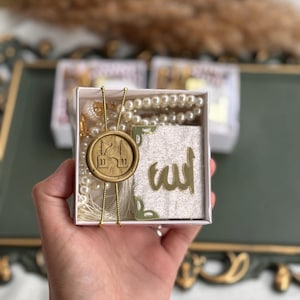 Custom Mini Quran Tasbih Gift Set, Islamic Gifts,  Nikkah Gift, Muslim Wedding Gift Set, Islamic Party Favors, Muslim Wedding Gifts