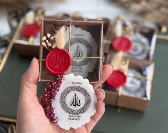 Einzigartiges Ayatul Kursi Magnet Favor - Aqiqah Geschenke für Gues, muslimisches Hochzeitsgeschenk, Nikkah Geschenk, Ameen Bevorzugungen, Islamische Geschenke, Hajj Umrah Geschenk