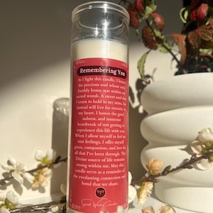 Miscarriage Bereavement Gift | Baby Loss Memorial Candle | Angel Baby Candle | Sympathy Gift | Miscarriage Keepsake Gift | Sympathy Candle