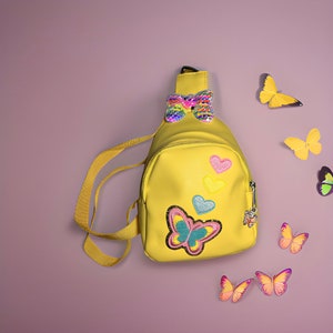 Benutzerdefinierte kleine Mädchen Taschen | Umhängetasche für Mädchen | Geburtstagsgeschenk | Handtasche für Kinder| Kleine Tasche aus PU-Leder