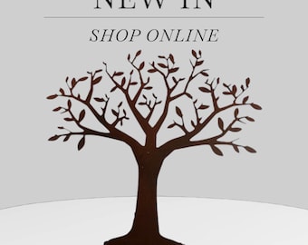 Metal Tree of Life Ornament: Locally Crafted Steel Decor