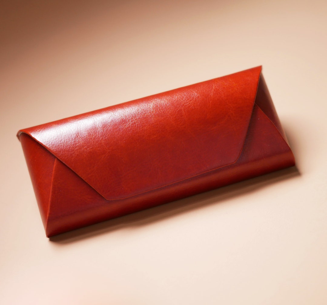 Clear Glasses Case Dita Hard Leather Sunglasses Case With Cleaning Cloth & Box - Black Sunglasses Protective Case - Foto 9