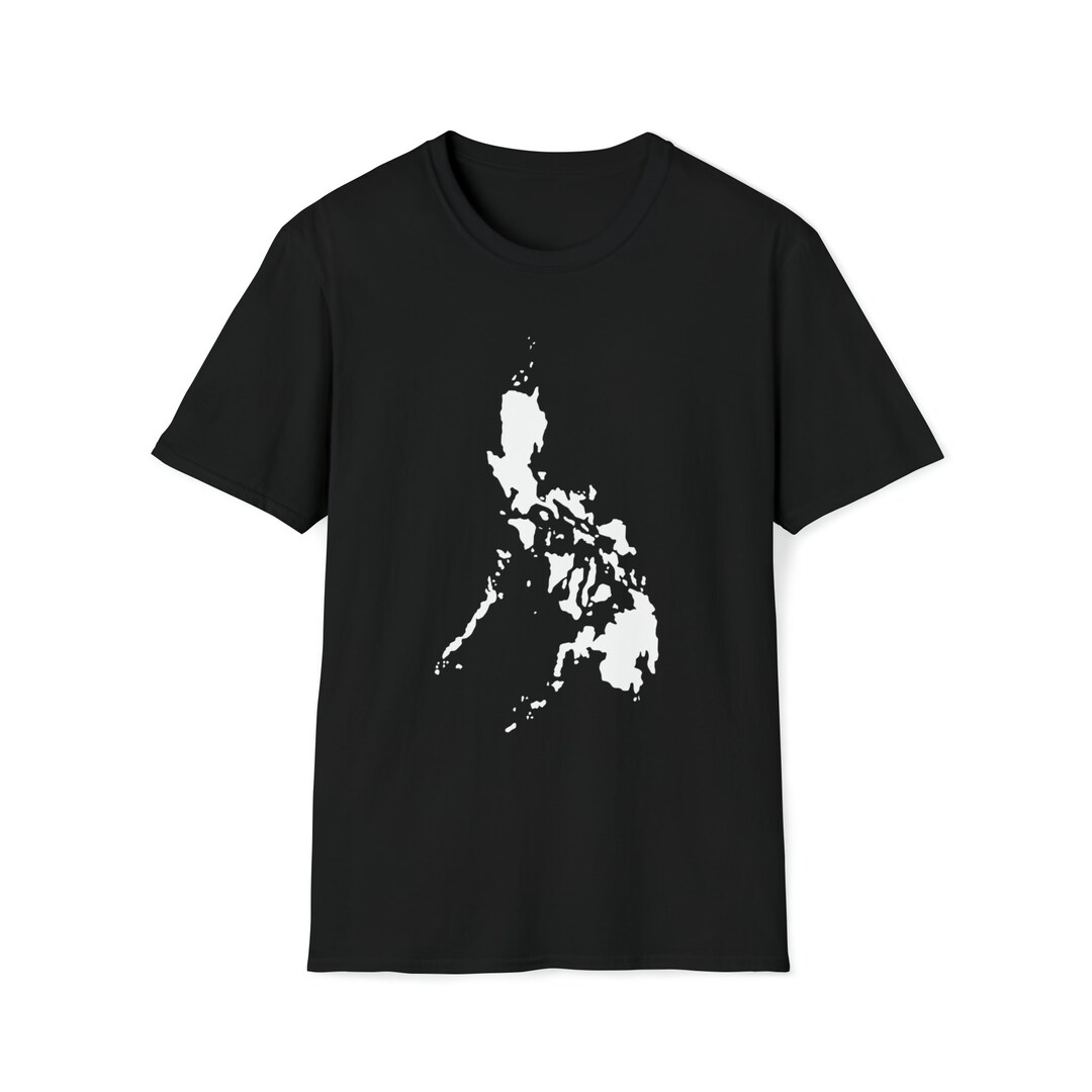 Philippine Map Shirt : Filipino Tee Map of Philippines T-shirt - Etsy