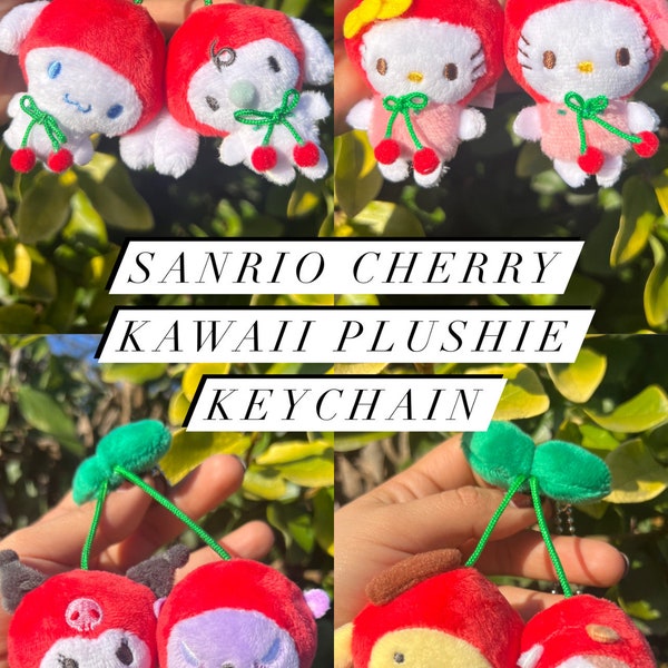 Sanrio Cherry Kawaii Plushie Keychain