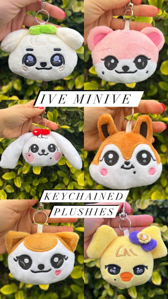 【新品未開封】IVE minive/ミニフェイスキーリングコンプリート6個セット IVE Minive Character K-pop Keychained Plushie - Etsy