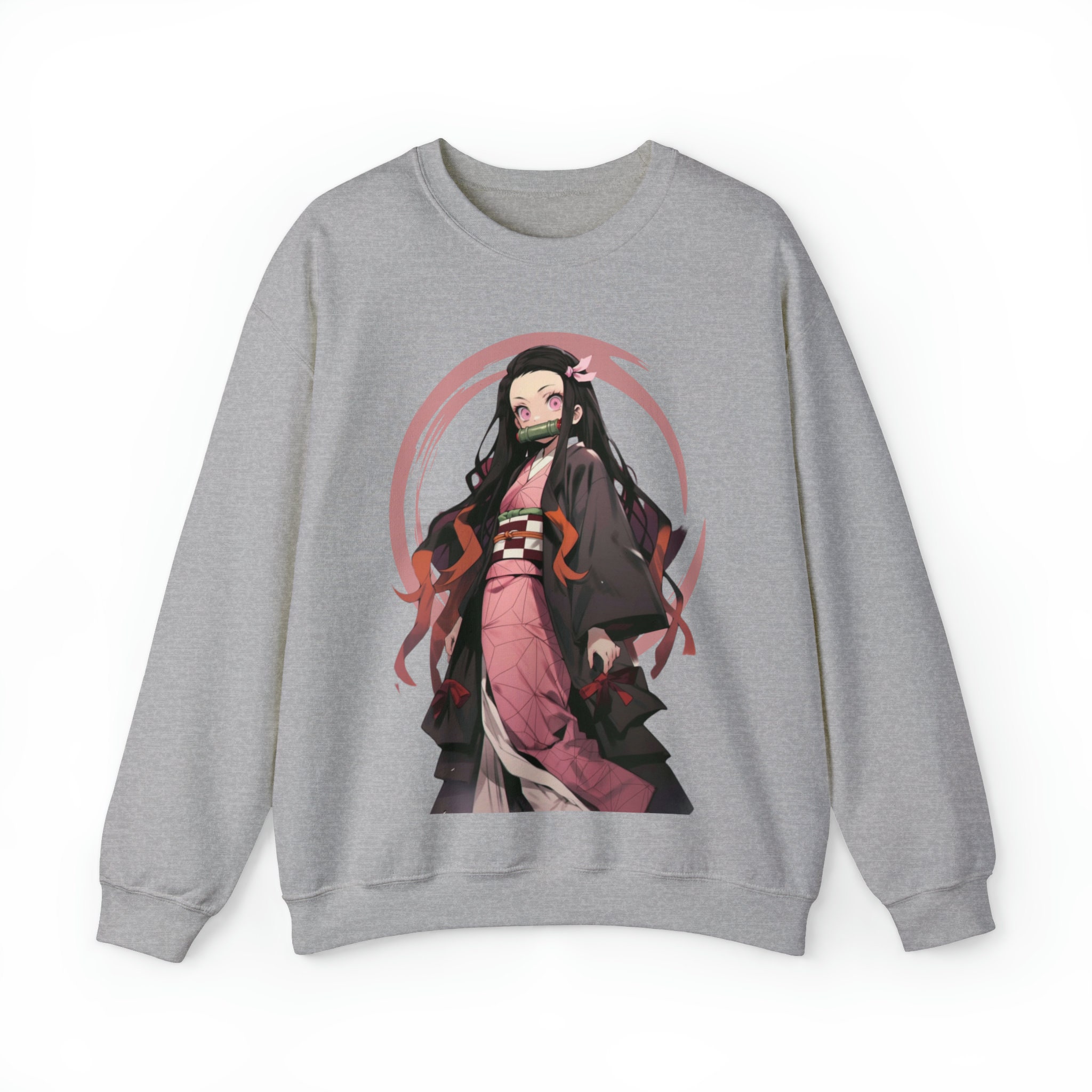 Demon Slayer Hoodie Sweatshirt Tshirt Embroidered Anime Shirts Nezuko  Kamado Embroidery Tee Demon Slayer Character Sweater Gifts NEW - Laughinks