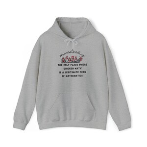 Chicken Math Homesteading Funny Unisex Heavy Blend™ Bluza z kapturem
