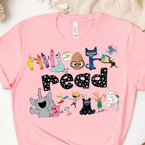 T-shirt professeur de livres pour enfants, chemise de vie d'enseignant, chemise d'enseignant, cadeau de chemise de jardin d'enfants pour l'enseignant