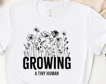 T-shirt voor kleine mensen, T-shirt zwangerschapsaankondiging, cadeau nieuwe moeder