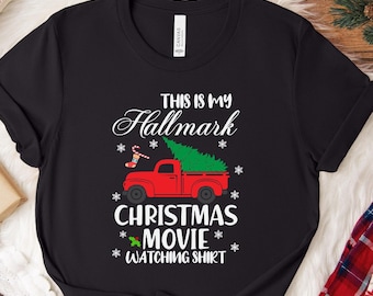 Hallmark Christmas Movie Watching T-Shirt: Festive Holiday Tee
